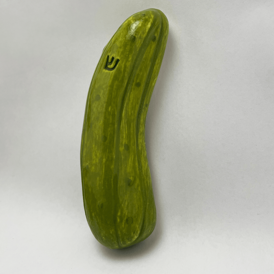 Shana Ostrowiecki - Ceramic Handmade Pickle Mezuzah - ModernTribe