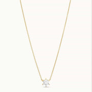 Les Petit Jewels Necklaces Solitaire Star of David Necklace - 14k Gold