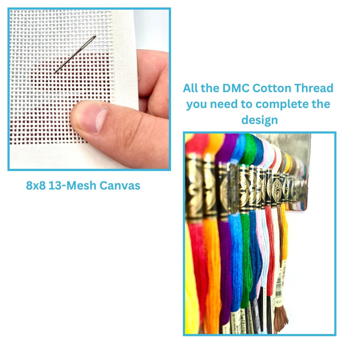 Crack Dot Bam Mah Jongg Needlepoint Kit