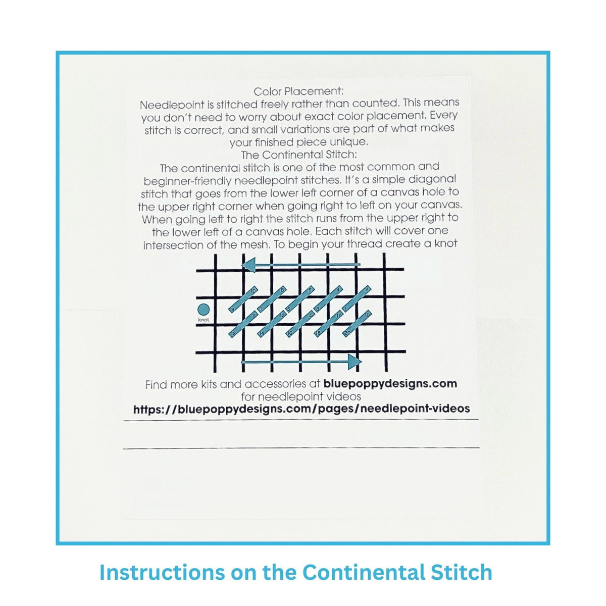 Menorah Needlepoint Kit