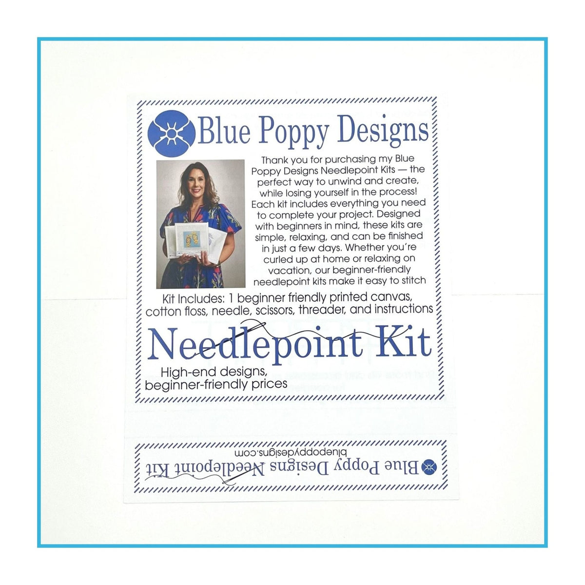 Dreidel Needlepoint Kit