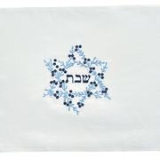 Three Generations Challah Covers Floral Star of David Embroidered Challah Cover