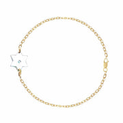 Miriam Merenfeld Jewelry Necklaces Dani Star of David Diamond Bracelet - Sterling Silver or Gold Vermeil