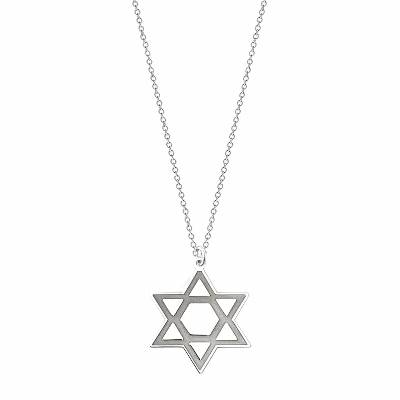 Miriam Merenfeld Jewelry - Star of One Magen David Necklace - (Sterling Silver or Gold - Plated) - ModernTribe
