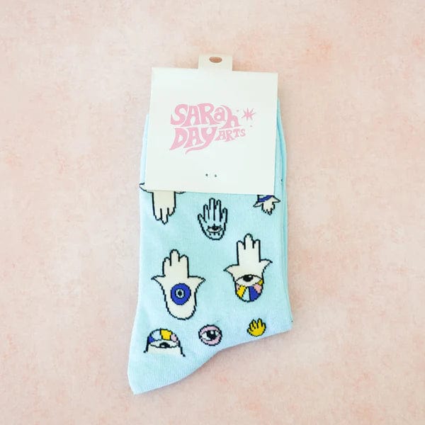 Sarah Day Arts - Hamsa Socks, Adults - ModernTribe