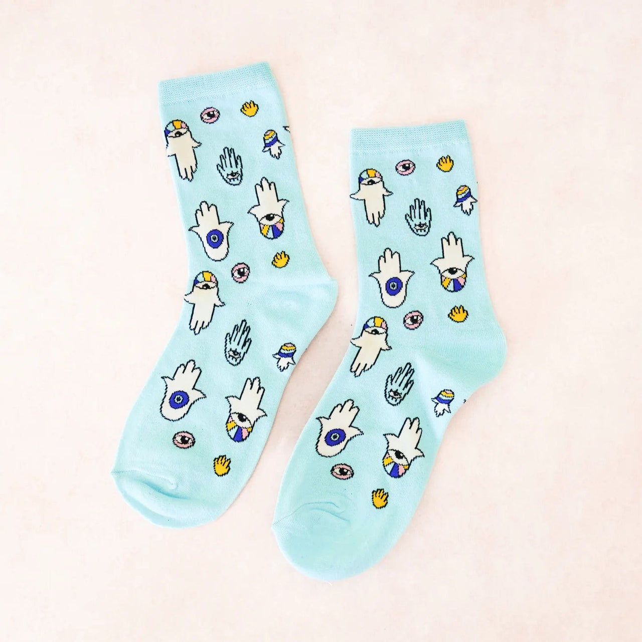 Sarah Day Arts - Hamsa Socks, Adults - ModernTribe