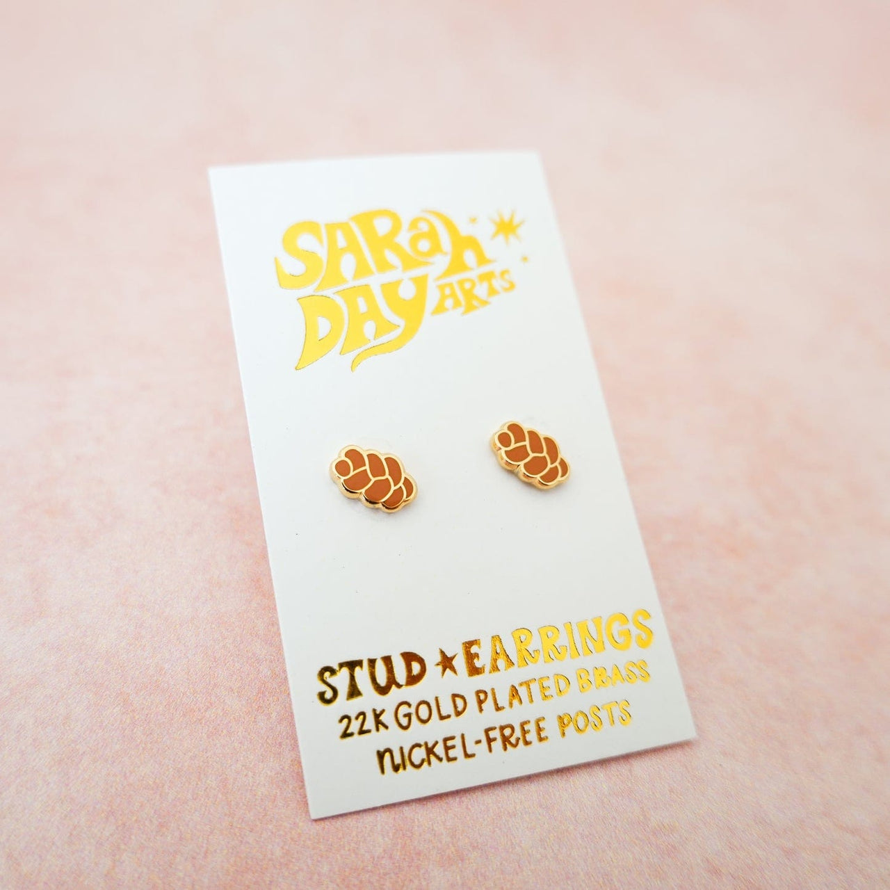 Sarah Day Arts - Challah Stud Earrings - ModernTribe