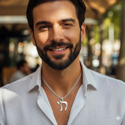 Alef Bet Necklaces Chai Sterling Silver Necklace