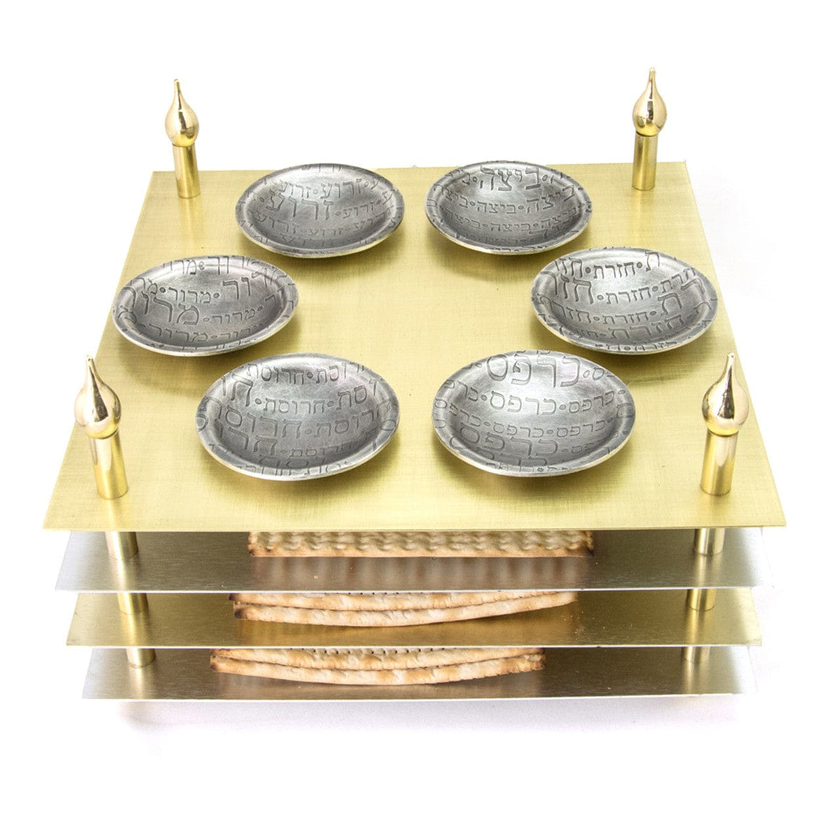 Joy Stember - Four Layer Tiered Seder Plate by Joy Stember - ModernTribe