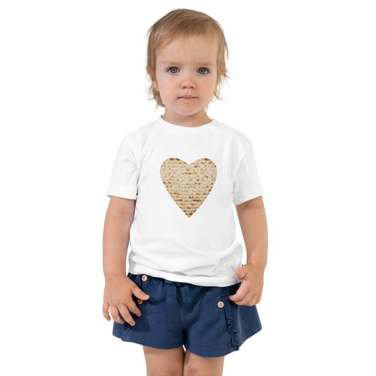 Matzah Heart Toddler Short Sleeve Tee