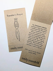Emily Rosenfeld Keychains Traveler's Prayer Traveler's Prayer Keychain by Emily Rosenfeld