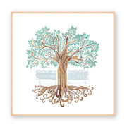 Mazel Mazel - The Tree Lovers Roots Ketubah - ModernTribe