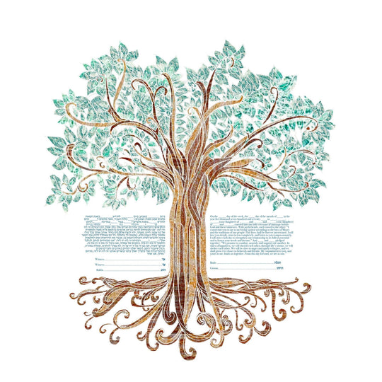 The Tree Lovers Roots Ketubah