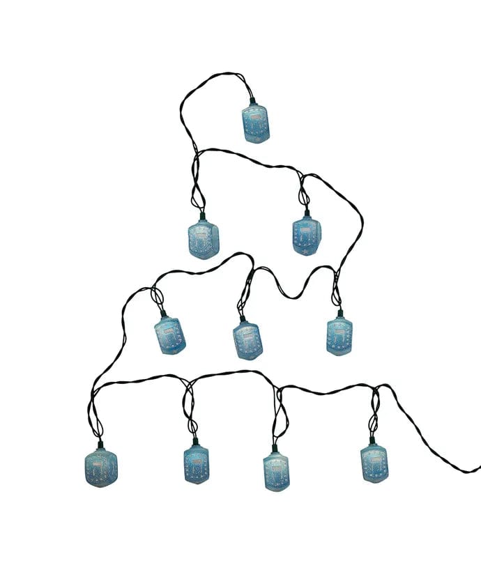 Kurt S. Adler, Inc. Decorations Blue Dreidel String Lights