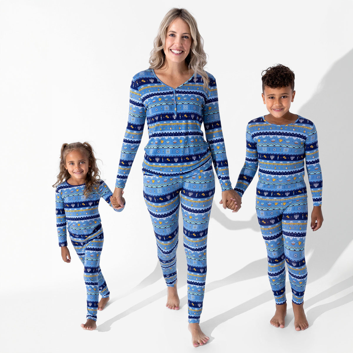 Bellabu Bear Pajamas Hanukkah Fair Isle Bamboo Women's Pajama Set by Bellabu Bear - (Sizes XXS - XXL)