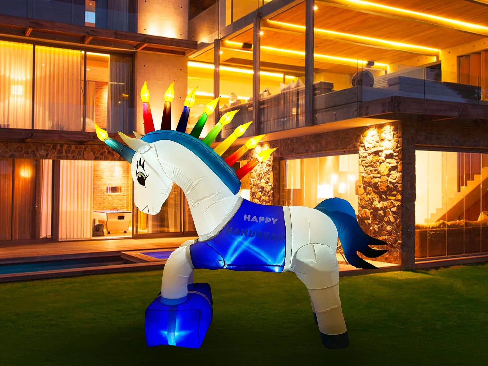 Hanukkah Superstore - Unikkah the Hanukkah Unicorn Inflatable - ModernTribe