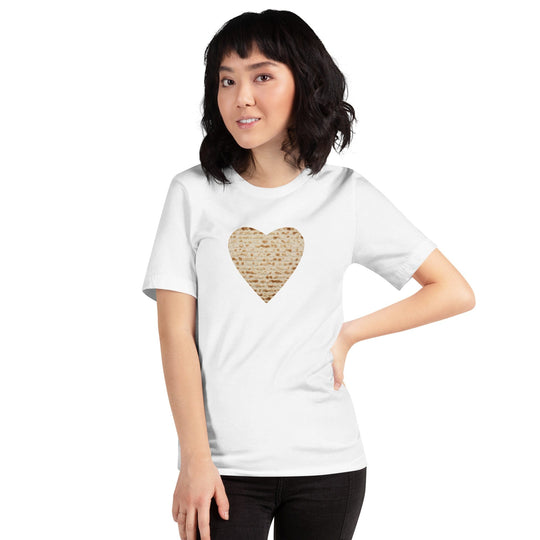 Matzah Heart Unisex T-shirt - Size Large