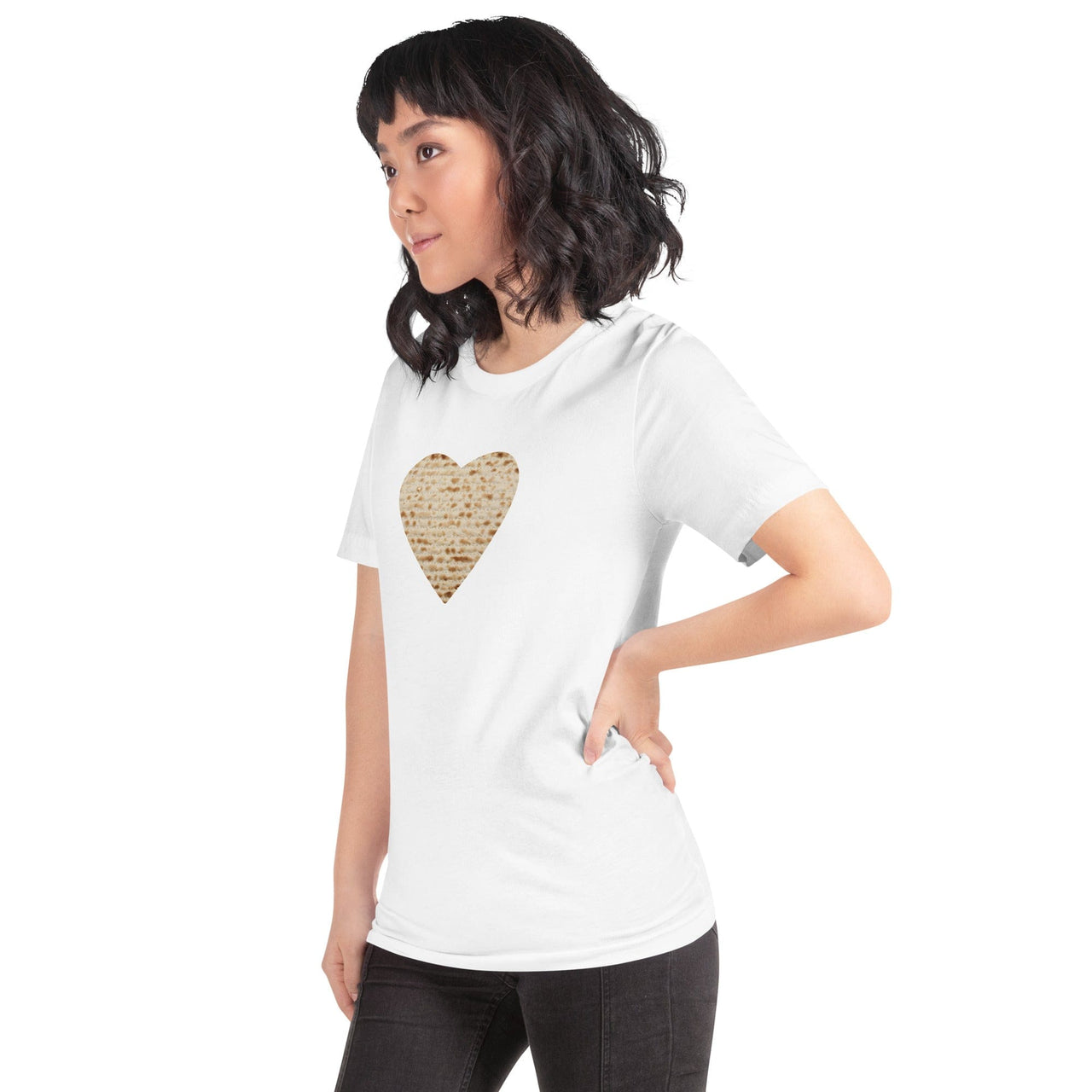ModernTribe Apparel - Matzah Heart Unisex T-shirt - Size Large - ModernTribe