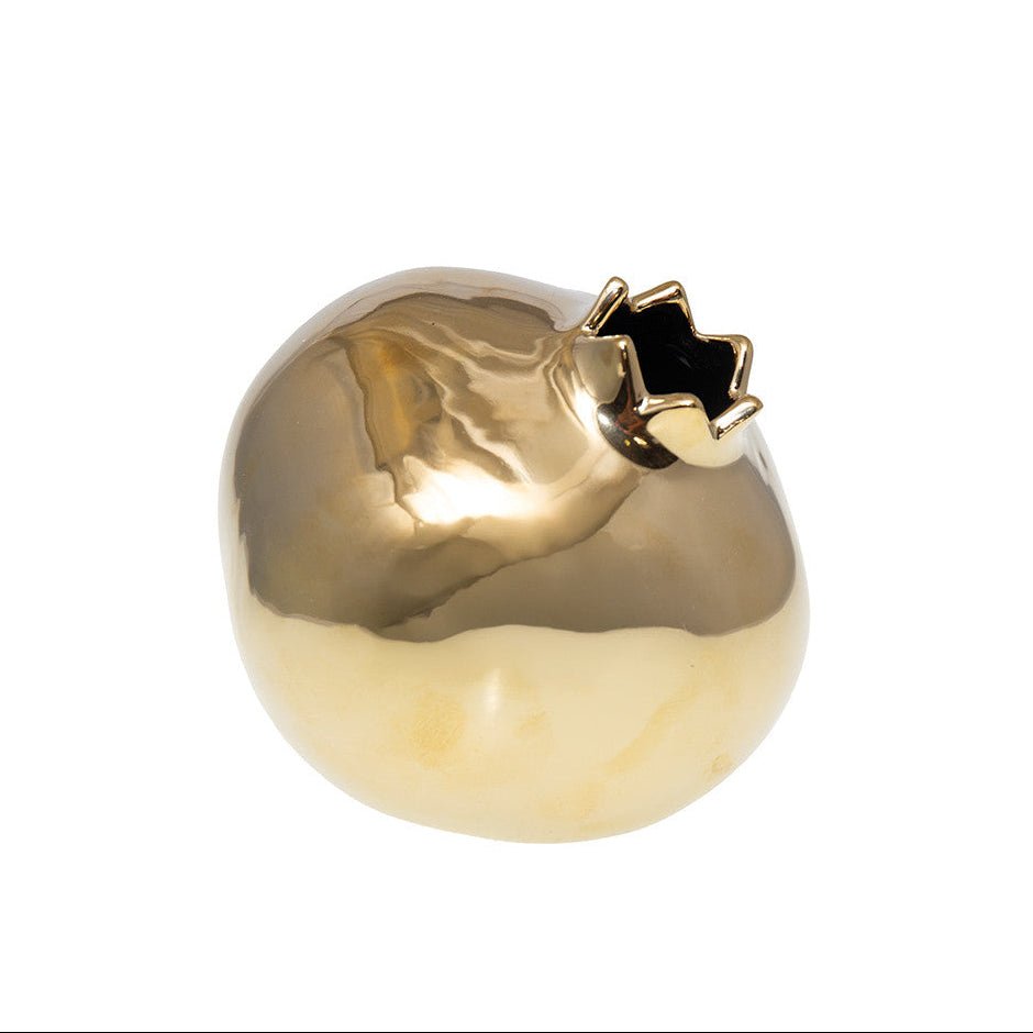 Aulica - Golden Ceramic Pomegranate Vase - ModernTribe