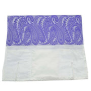 Zion Tallis Tallises White and Violet Paisley Tallis