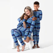 Bellabu Bear Pajamas Hanukkah Fair Isle Bamboo Kids Pajamas by Bellabu Bear - (Unisex Sizes 18M - 14)