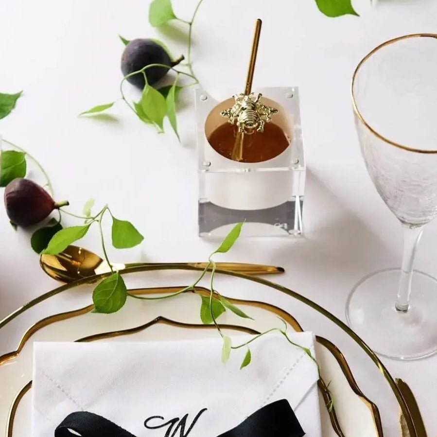 Waterdale Collection - Bee Honey Dish - Gold - ModernTribe