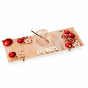 Waterdale Collection - Painted Pomegranate Simanim Tray - ModernTribe