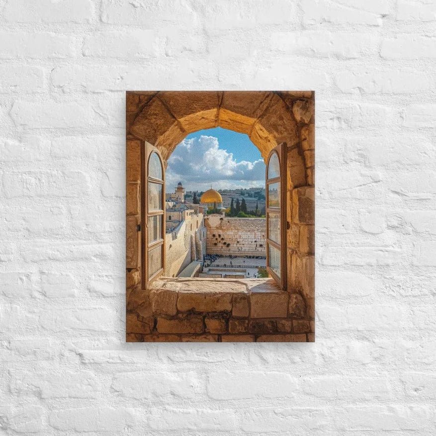 Beraishis - Window into Eternity Jerusalem Canvas by Beraishis - ModernTribe