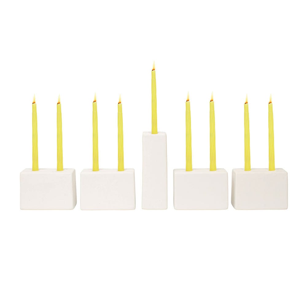 Chai Modern - Blox Menorah by Chai Modern - Snow - ModernTribe