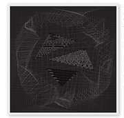 Mazel Mazel - The Infinitely Intertwined Ketubah – White on Black - ModernTribe