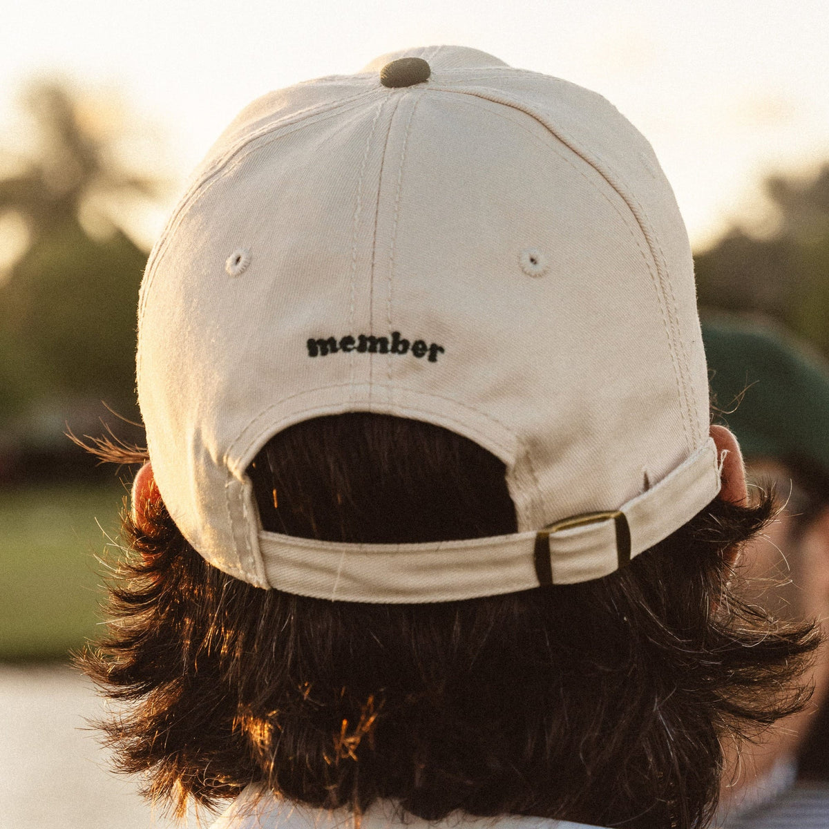 Jewish Country Club Dad Hat - Cream and Green - view 5