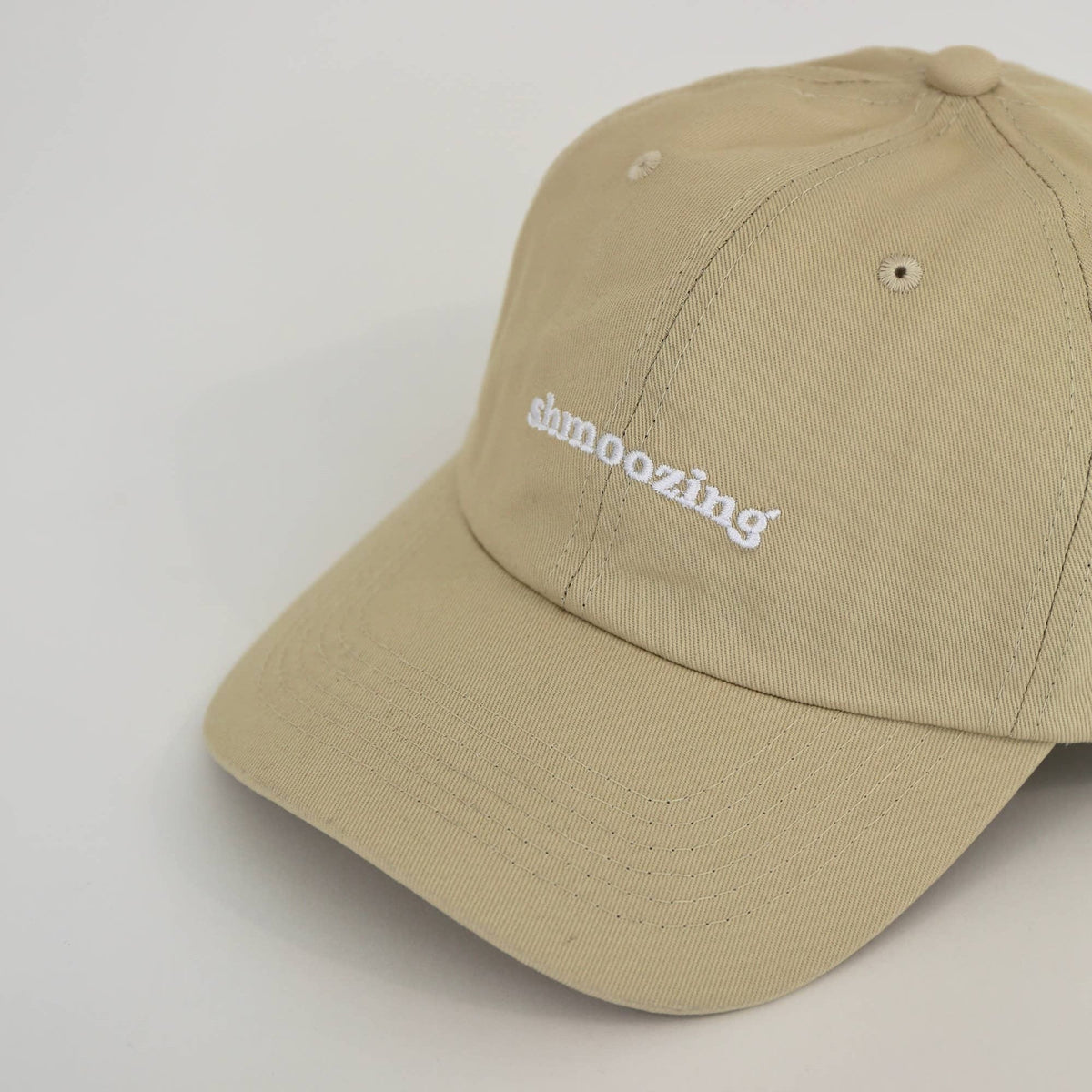 Yiddish Dad Hats Hats Shmoozing Dad Hat - Natural