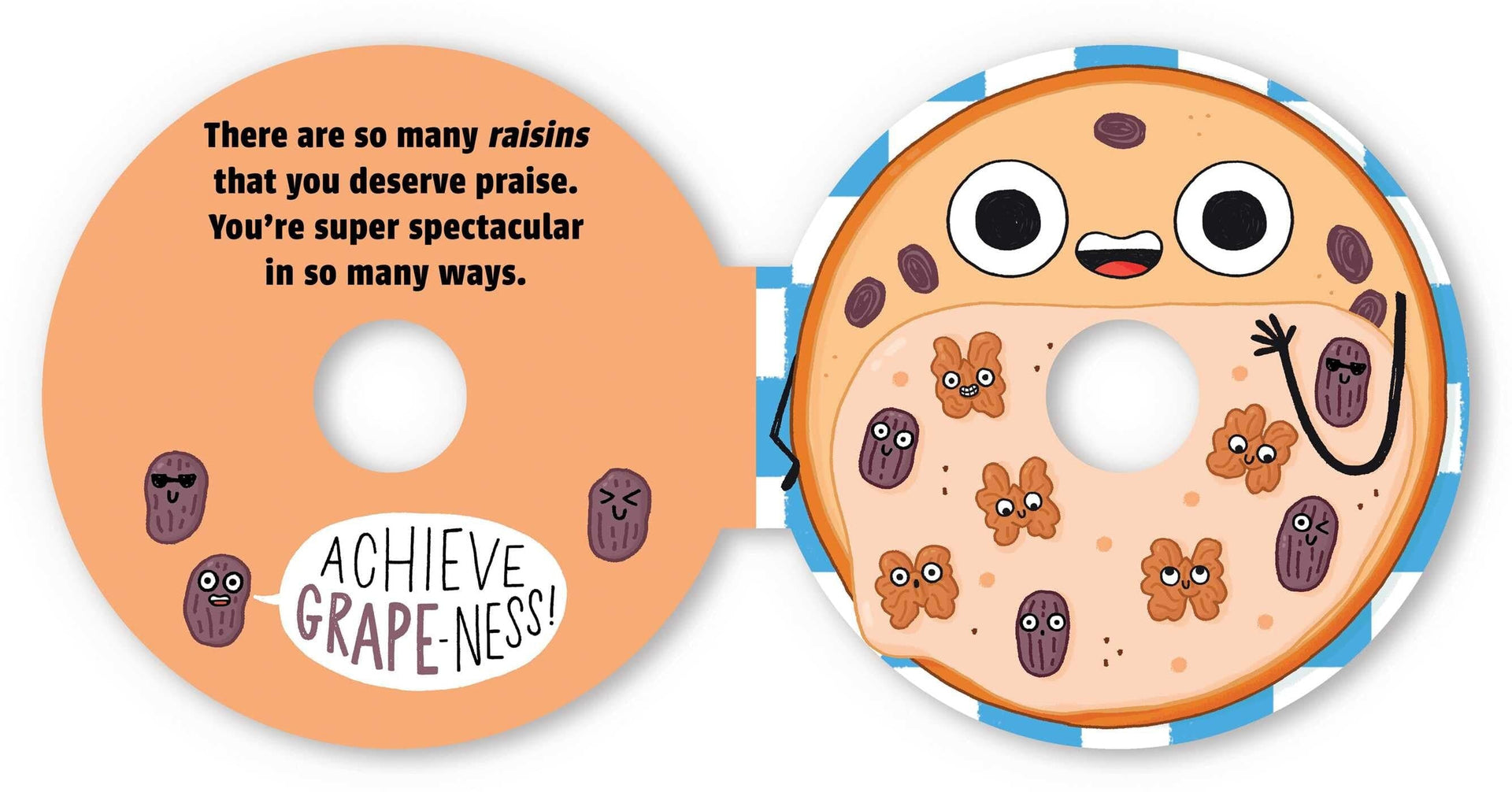 Simon & Schuster Books You Deserve Everything - Bagel-Shaped Board Book