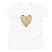 ModernTribe Apparel T-Shirts Matzah Heart Youth Short Sleeve T-Shirt