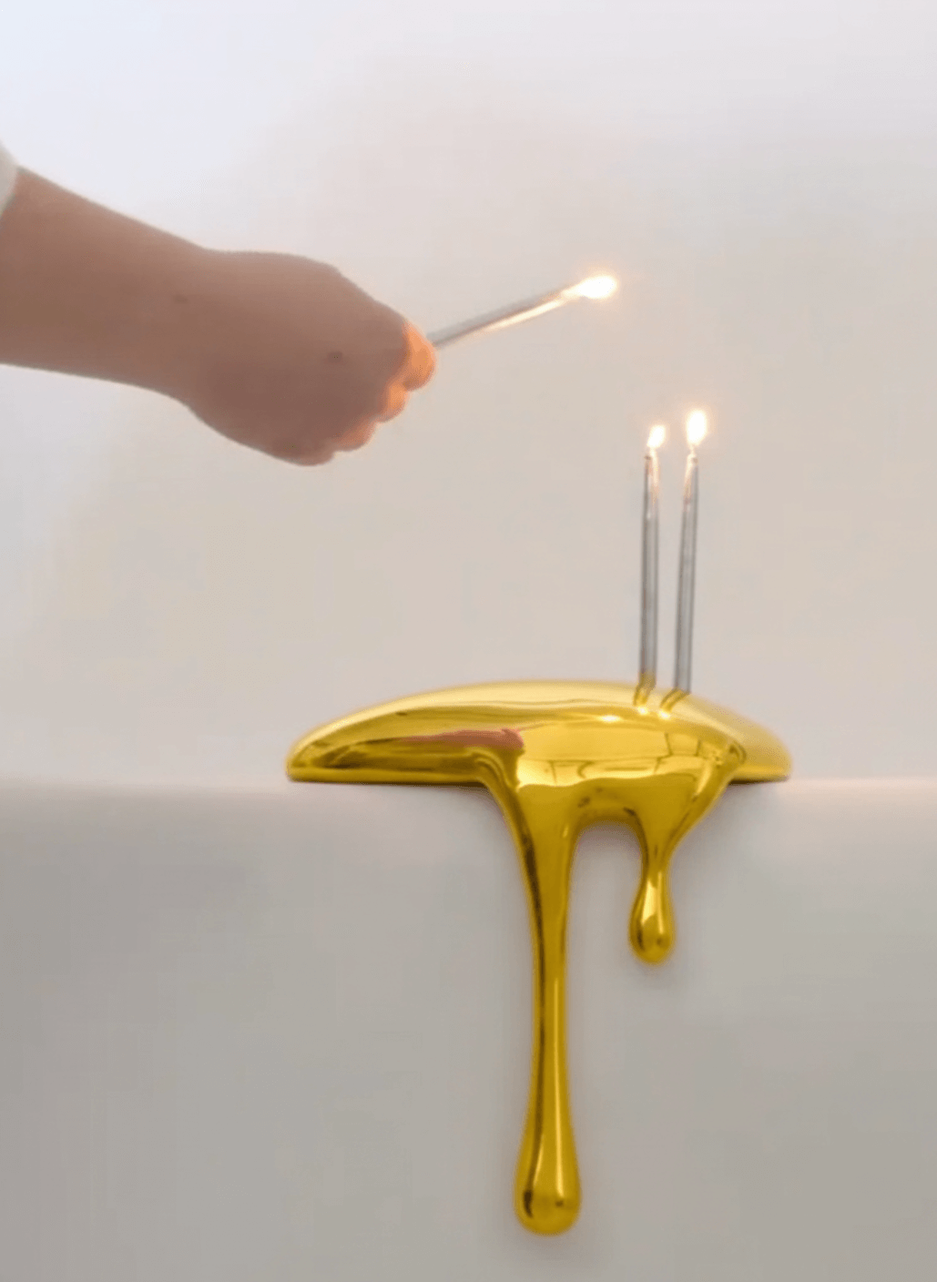 Yoni Alter - Eternal Drop Menorah by Yoni Alter - ModernTribe