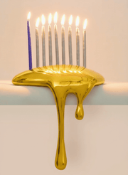 Yoni Alter - Eternal Drop Menorah by Yoni Alter - ModernTribe