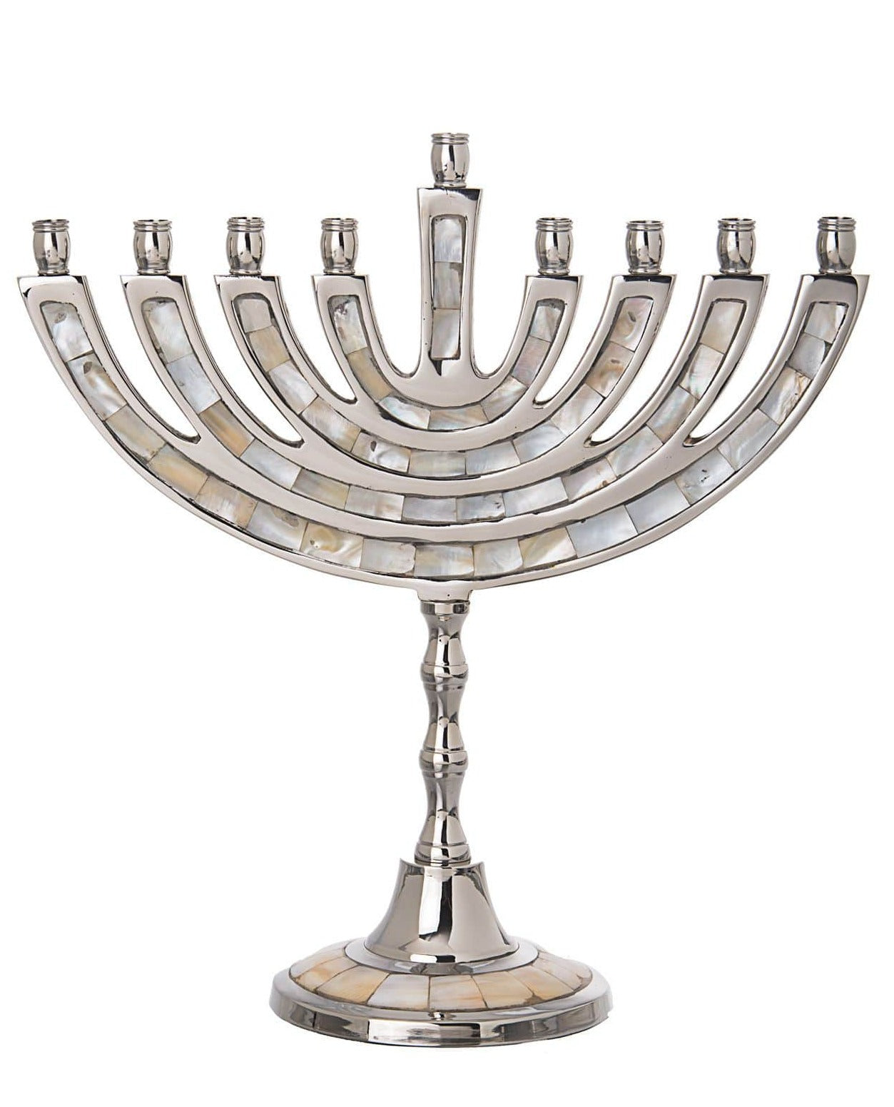 Copa Judaica Menorahs MOTHER OF PEARL MENORAH by Copa Judaica