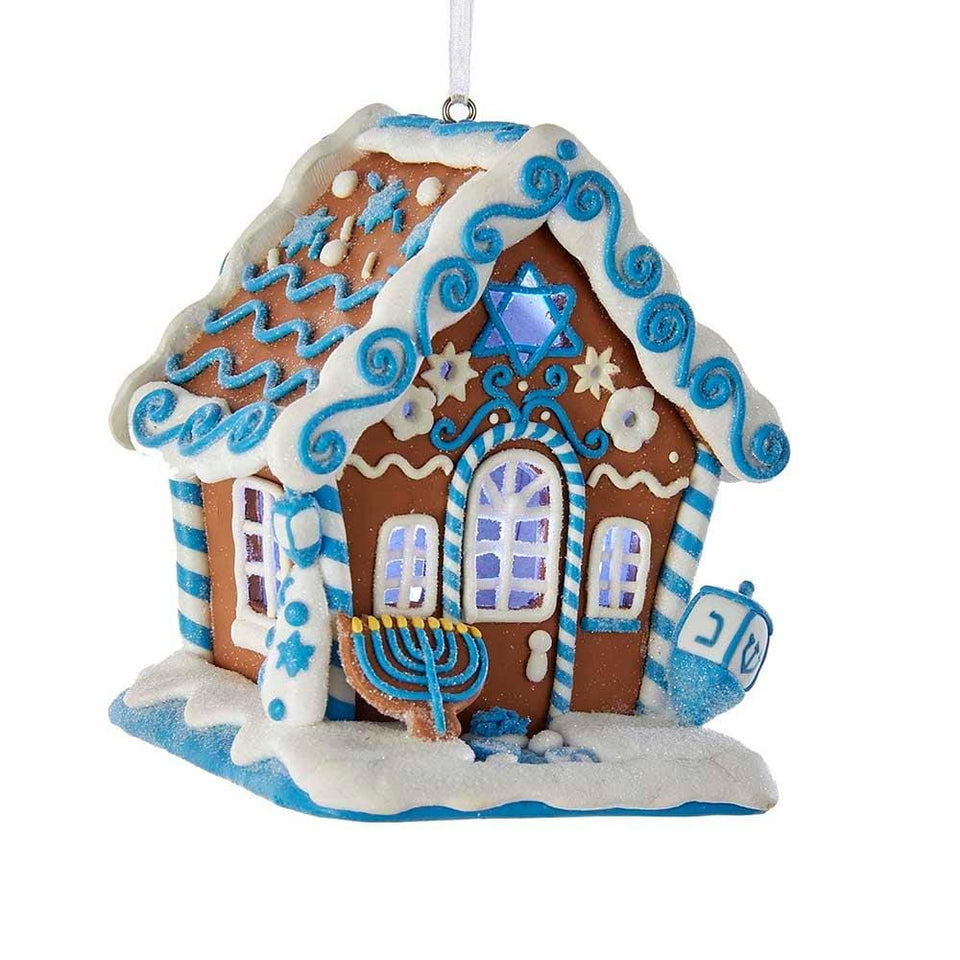 Kurt S. Adler, Inc. - Gingerbread Chrismukkah LED Ornament - ModernTribe