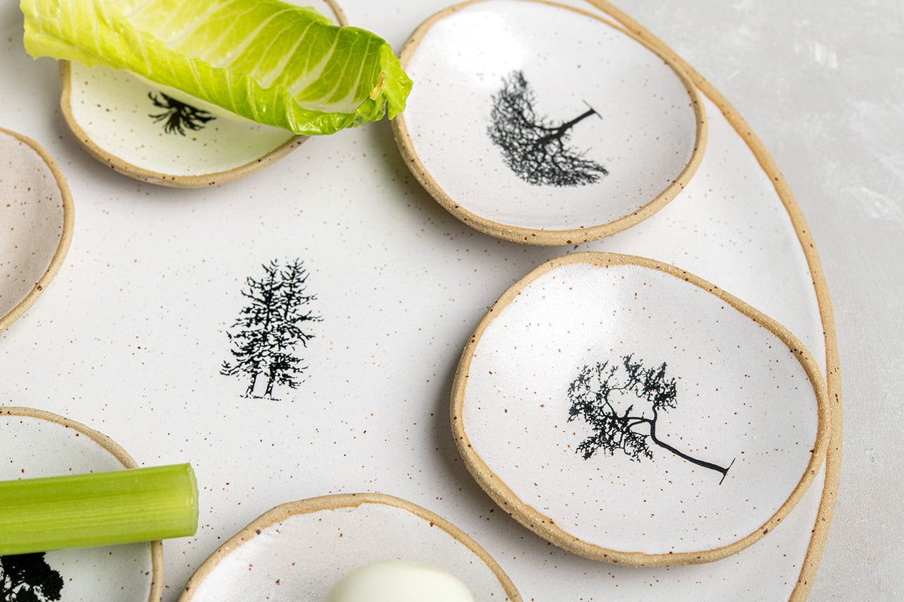 Israel Museum - Trees of Israel Seder Plate - White - ModernTribe