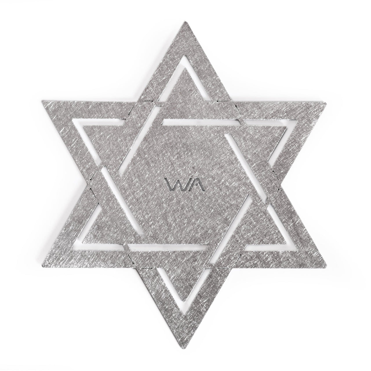 Studio Wallaby - Davidush Shabbat Candlesticks Set by Studio Wallaby - Aluminum - ModernTribe