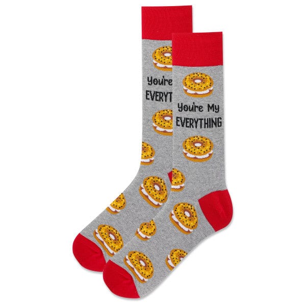 Hot Sox Socks Gray / One Size Men's You're My Everything Socks - Gray