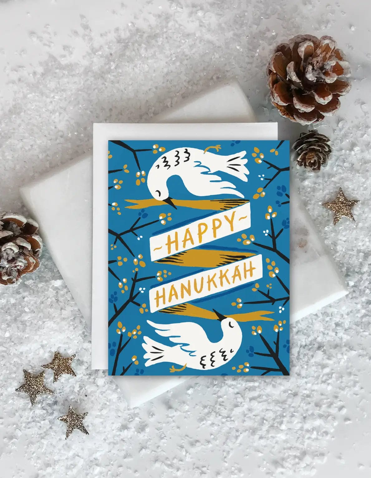 Idlewild Co. - Hanukkah Doves Card - Box of 8 - ModernTribe