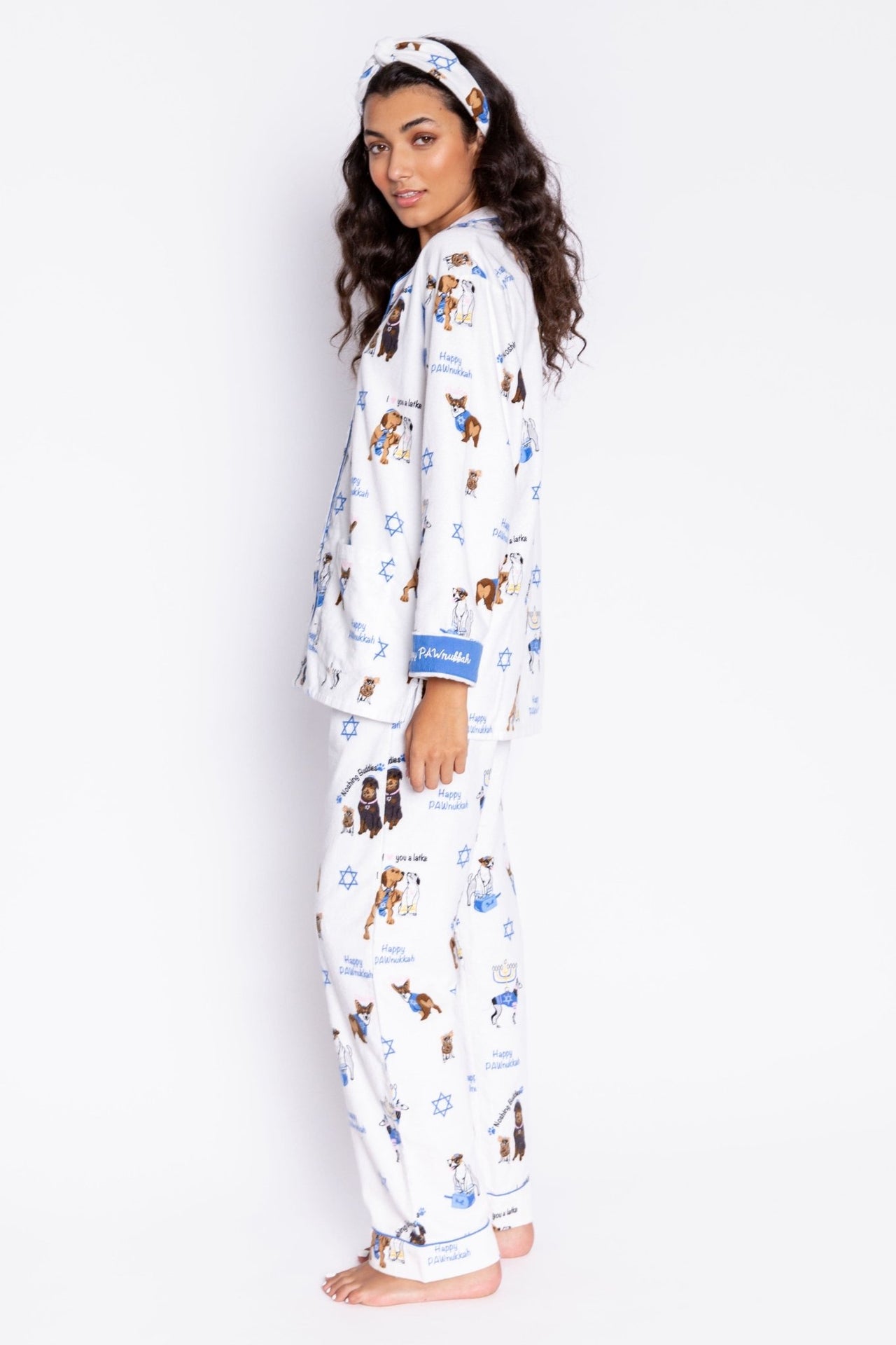 PJ Salvage - Happy Pawnukkah Hanukkah Pajamas Set by P.J. Salvage - (XS - XL) - ModernTribe