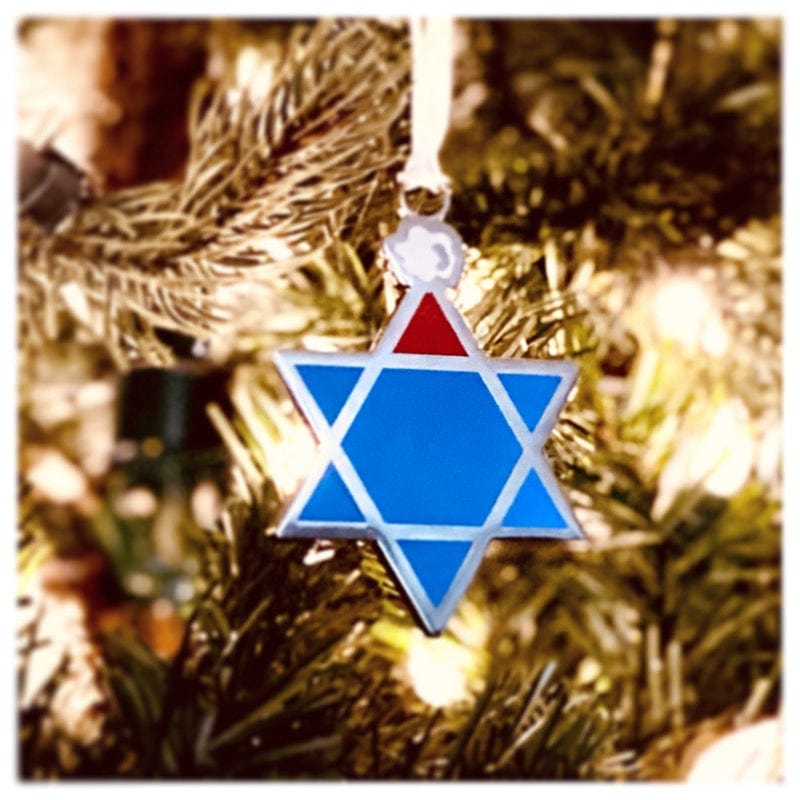 The Silver Spider - Star of David Chrismukkah Ornament - ModernTribe