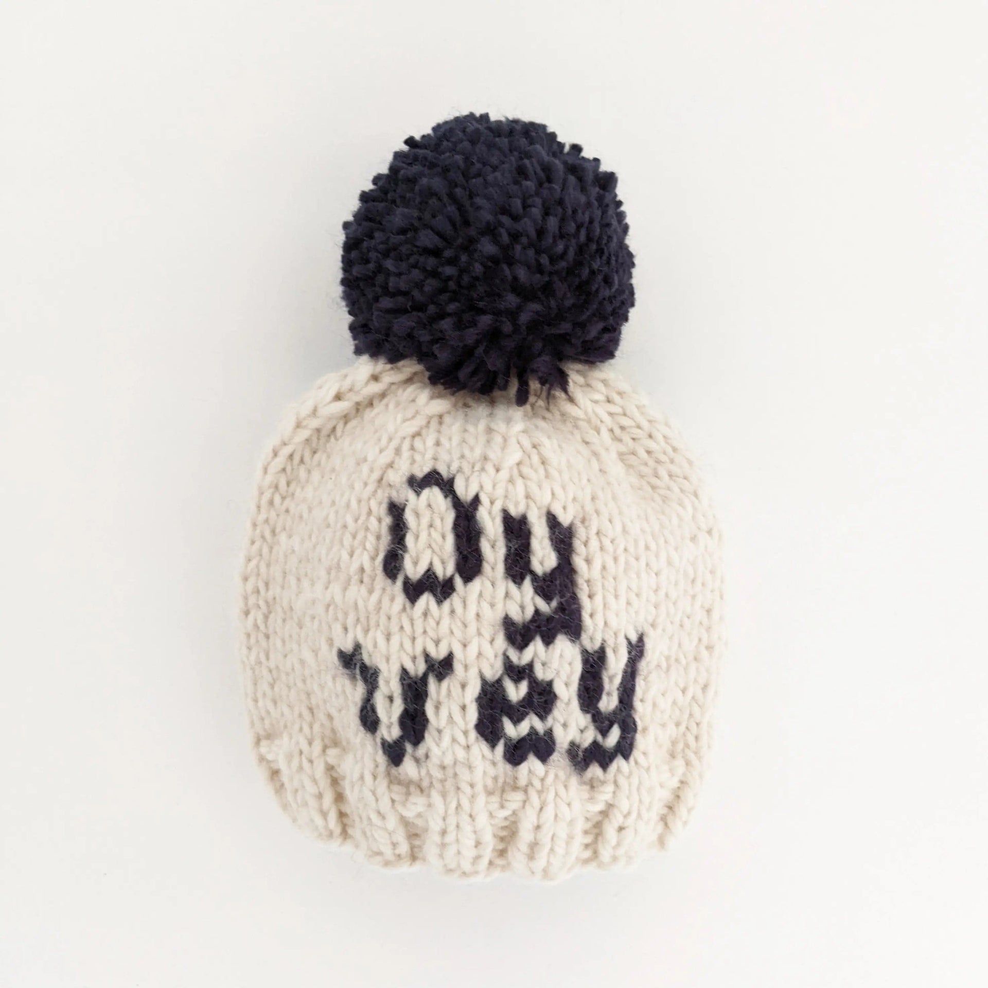Huggalugs Hats Oy Vey Hand Knit Beanie Hat - Babies and Kids