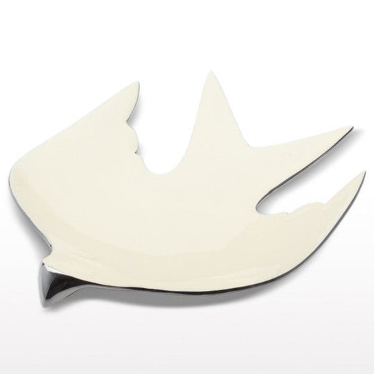 Nima Oberi Silver Dove Dish