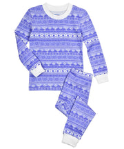 Sara's Prints Pajamas Hanukkah Fair Isle Pajamas, Kids Unisex Sizes 12M - 16