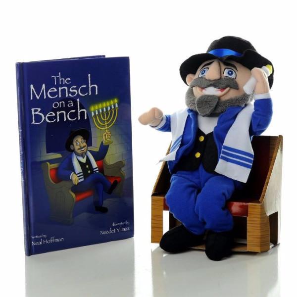 Mensch on a Bench Toy The Mensch On A Bench: Hanukkah Gift Set