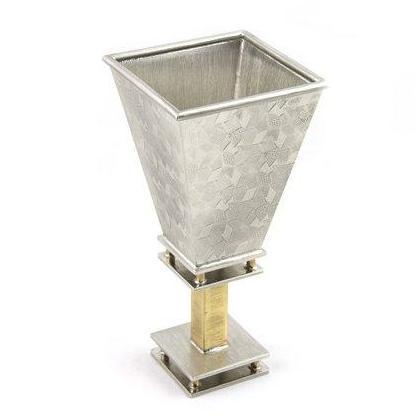 Square Kiddush Cup by Joy Stember (Deco)