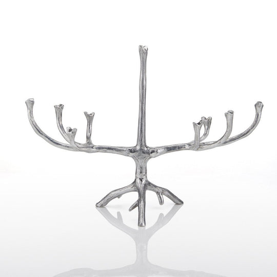 Silver Branches Menorah